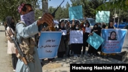 سازمان وايي چې طالبان د ښځو له احتجاجونو خطر احساسوي - پخوانی انځور