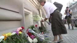 ادای احترام به قربانیان پرواز هواپیمایی مالزی در مسکو
