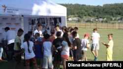 Caravana „AICI este Europa Liberă” la Sărata Galbenă, 1 august 2015.