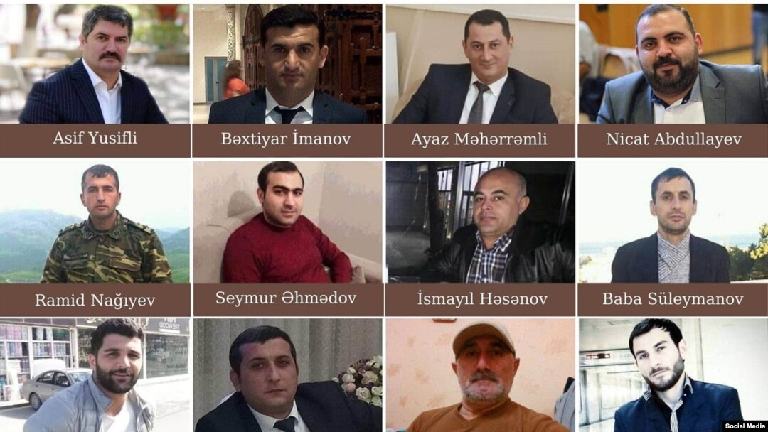 Orduya dəstək yürüşündən sonra həbs olunan AXCP-çilər.