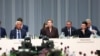 European Council President Antonio Costa (left), Danish Prime Minister Mette Frederiksen (center), and Ukrainian President Volodymyr Zelenskyy (right) at the European Political Community summit in Copenhagen on October 2.