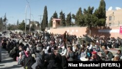 Foto nga arkivi -- Protestë në Quetta. 