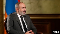 Никол Пашинян во время интервью агентству ТАСС в октябре 2020 года.
