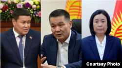 Талант Мамытов, Айбек Алтынбеков жана Айгүл Карабекова. 