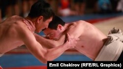 Сумо боюнча мелдеш Бишкекте буга чейин да өткөн. 
