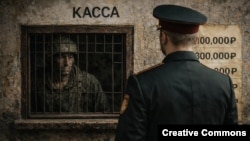 Коллаж "взятки в российской армии"