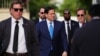 US Secretary of State Marco Rubio (center) in New Delhi on May 23 