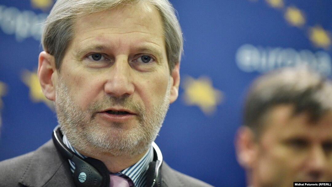 Johannes Hahn, the commissioner for European neighborhood policy and enlargement negotiations (file photo)