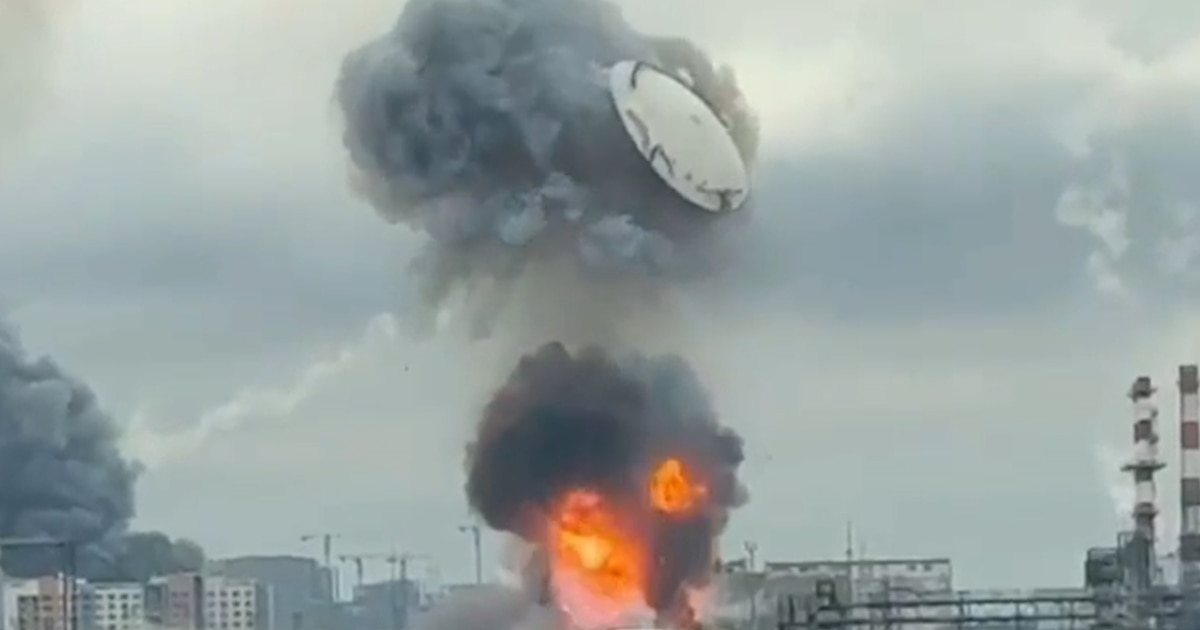Moscow Tries To Muzzle Strike Footage After Ukrainian Drones Hit Oil Refinery