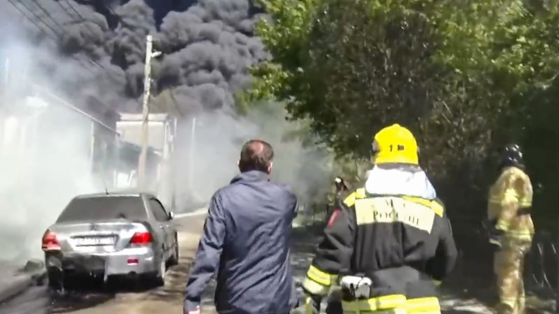 На морском терминале в Туапсе ликвидировали открытое горение
