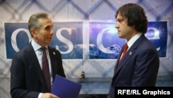 Представители оппозиции расценивают критический доклад ОБСЕ как приговор, вынесенный почетному председателю правящей партии Бидзине Иванишвили и всей «Грузинской мечте». Бидзина Иванишвили и премьер-министр Ираклий Кобахидзе (фотоколлаж).