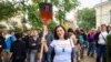Protest by BOEC in front of DPS Novo nachalo's headquaters