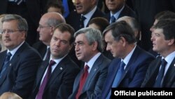 Италия – Президенты Армении и России присутствуют на торжествах в Риме, 2 июня 2011 г.
