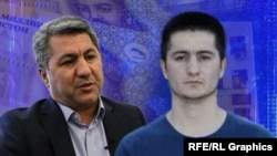 Муҳиддин Кабирӣ ва писараш Рӯҳулло Тиллозода
