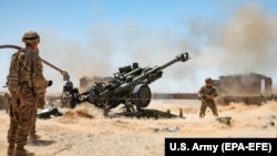 U.S. soldiers in Afghanistan's Helmand Province in June 2019