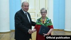 ԵՄ դեսպան Անդրեա Վիկտորինը իր հավատարմագրերն է հանձնում ՀՀ նախագահ Արմեն Սարգսյանին, Երևան, 17-ը սեպտեմբերի, 2019թ․