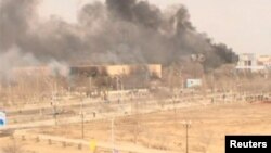 Клубы дыма над Жанаозеном 