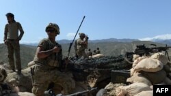 FILE: U.S. soldiers during an operation in the eastern province of Nangarhar in April.