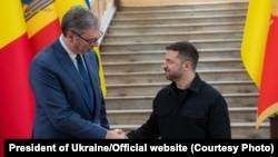 Susret predsednika Srbije Aleksandra Vučića i Ukrajine Volodimira Zelenskog na Samitu jugoistočne Evrope, 11. jun 2025.