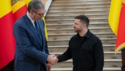 Aleksandar Vučić, predsjednik Srbije, i Volodimir Zelenski, predsjednik Ukrajine, prilikom susreta u Odesi 11. juna 2025. godine.