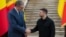 Aleksandar Vučić, predsjednik Srbije, i Volodimir Zelenski, predsjednik Ukrajine, prilikom susreta u Odesi 11. juna 2025. godine.