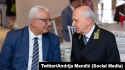 Predsednik Skupštine Andrija Mandić i ruski ambasador u Podgorici Aleksandar Lukašik