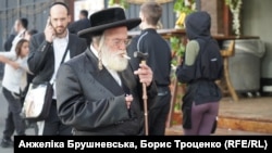 Hasidic Jewish pilgrims in Uman