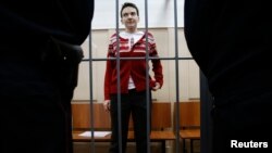 Надія Савченко в залі суду, 4 березня 2015 року