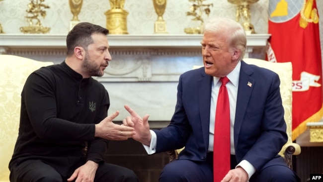 Zelensky dhe Trump.