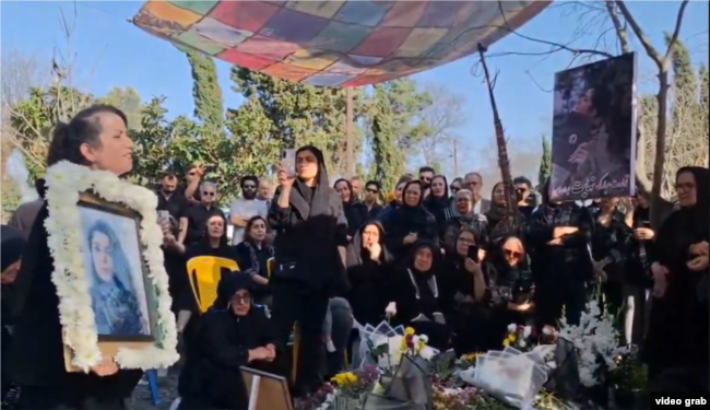 Funerale për të vrarët në protestat e fundit në Iran kundër regjimit të ajatollahëve, Gorgan, 8 janar 2026