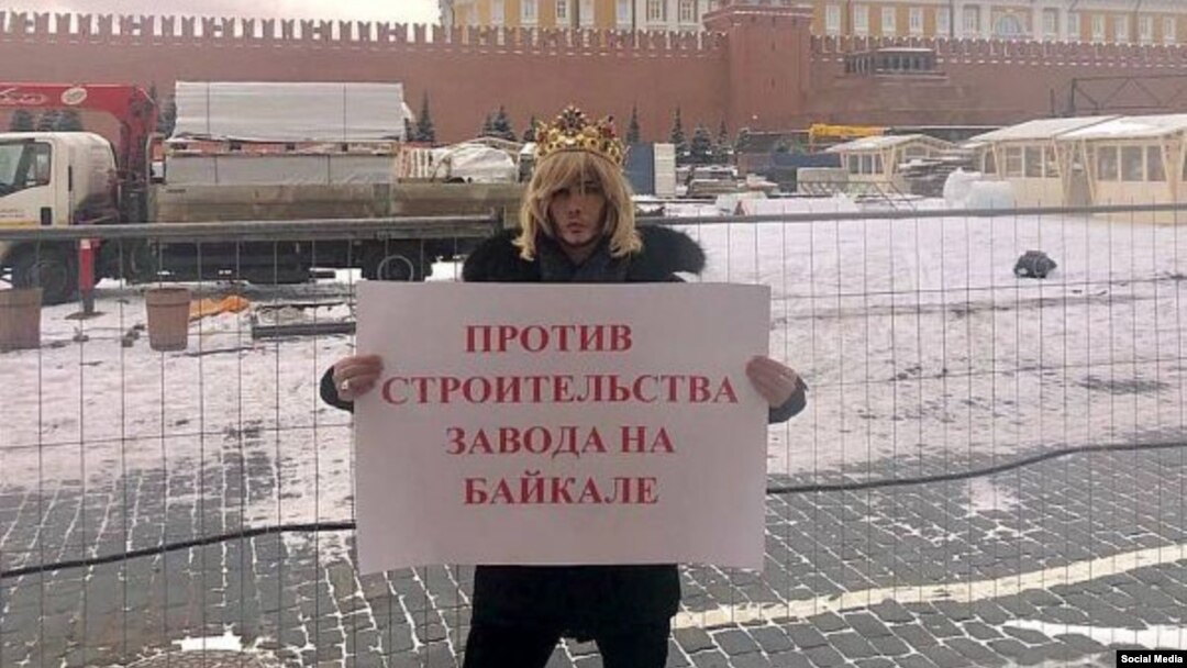 Сергей Зверев на Красной площади, 4 марта 2019 года 