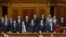 Новоизбранные министры во время заседания Верховной Рады Украины, 14 апреля 2016 года