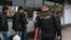 Трудовые мигранты из стран ЦА, задержанные в ходе рейда московской полиции.