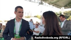 Олексій Кучер на з'їзді партії «Слуга народу», 31 серпня 2020 року