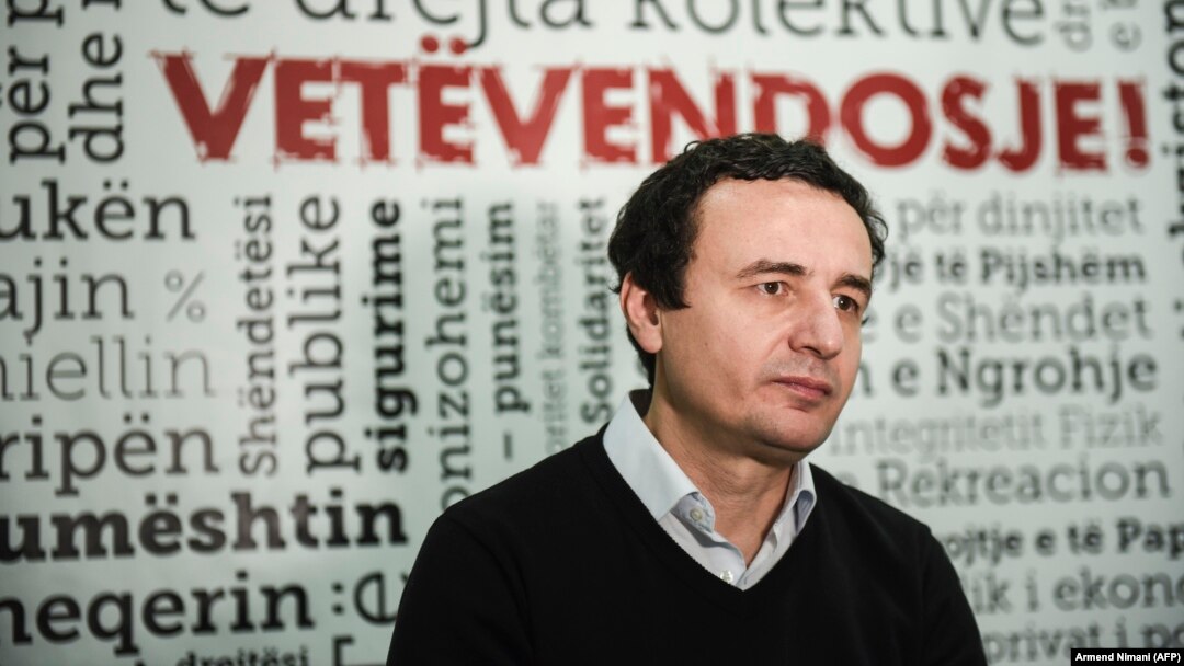 Albin Kurti: Not in a hurry to restart talks with Serbia.