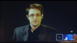 Сноуден выступил с видеоречью на вручении премии Бьернсона