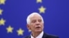 EU Foreign Policy Chief Josep Borrell addresses a plenary session of the European Parliament in Strasbourg