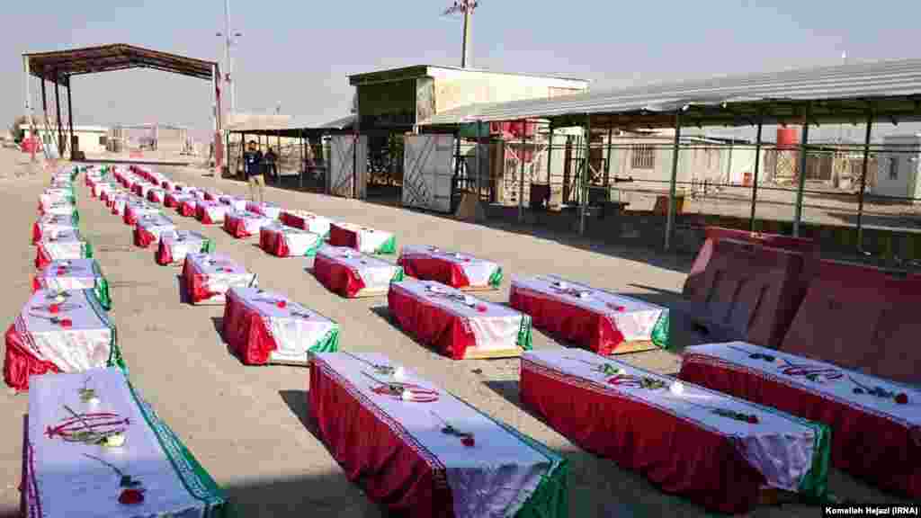 شلمچه مرز ایران و عراق؛ بازگشت بقایای سربازان ایرانی