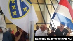 Sa protesta boraca u Sarajevu, 6. augusta 2018.