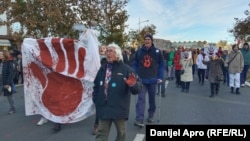 Акција „Булеварот крвави траги“ во Нови Сад поради уривање на бетонската настрешница на Железничката станица, при што загинаа 15 лица, а двајца тешко беа повредени, на 24 ноември 2024 година.