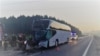 Автобус, в котором ехали паломники. Фото: УМВД по Владимирской области 