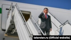 Президент Туркменистана Гурбангулы Бердымухамедов во время визита в Казань, 23 июня, 2019 