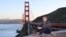 Fotografija Andreasa Lubnitza, snimljena pored Golden gate mosta u San Franciscu, sa njegove Facebook stranice koja je u međuvremenu izbrisana 