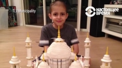 Башня из Lego в память о мальчике, который умер от рака
