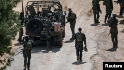 Израильские солдаты на границе с Ливаном