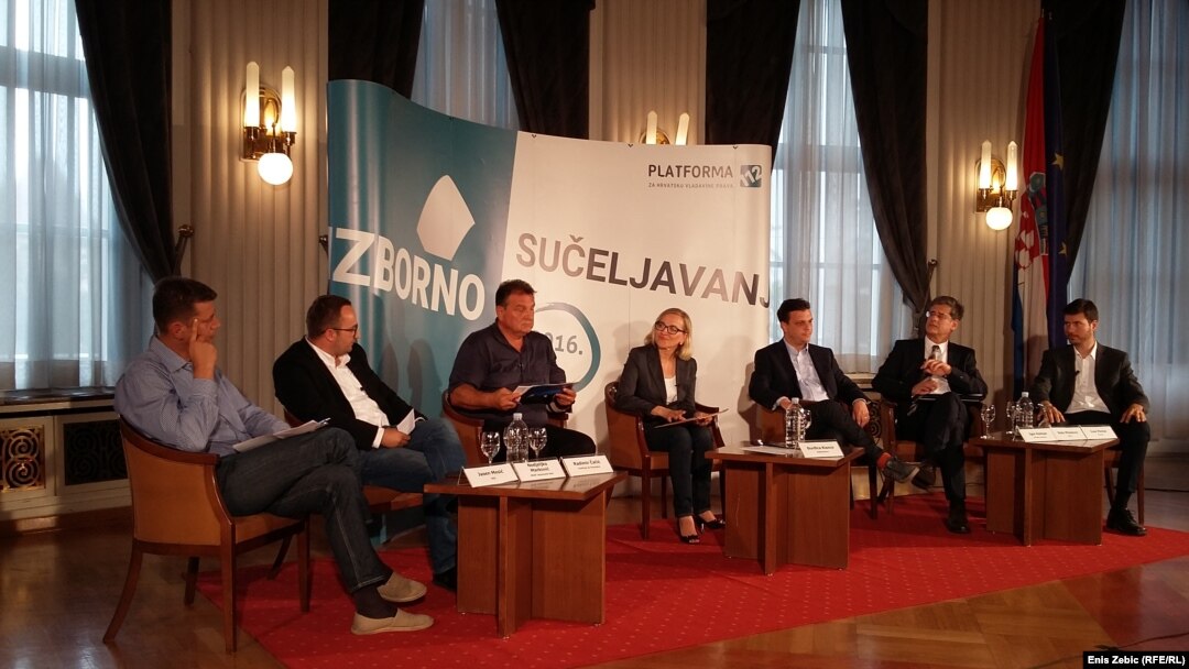 Izborno sučeljavanje u Novinarskom domu, Zagreb