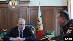 Орусия президенти Владимир Путин, Росгвардиянын башчысы Виктор Золотов.