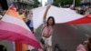 Az Equality Parade nevű éves felvonulás Varsóban 2023. június 17-én