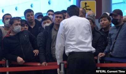 Central Asians Locked Up At Airport In New Wave Of Russian Crackdown