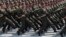 North Korean soldiers march during a military parade in Pyongyang. (file photo) 